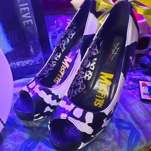 Iron Fist Misfits Peep Toe Heels